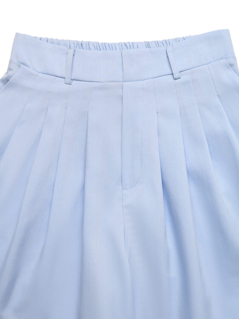 High Waist Pleated Shorts