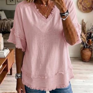 V-Neck Loose Top