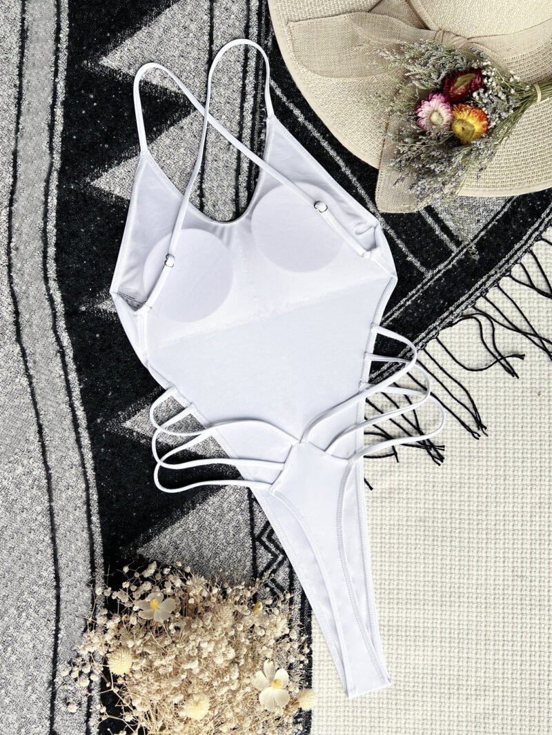 Backless One Piece Swimsuit