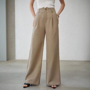 High Rise Straight Pants