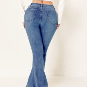High Waist Straight Jeans