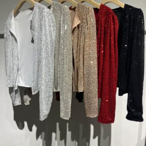 Sequin Long Sleeve Jacket