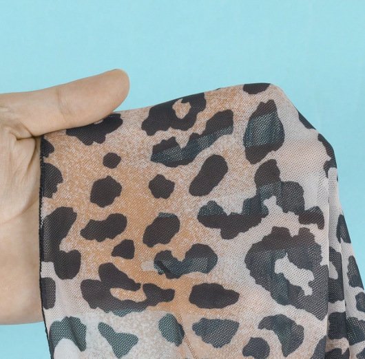 Animal Print Three Piece Swimsuit