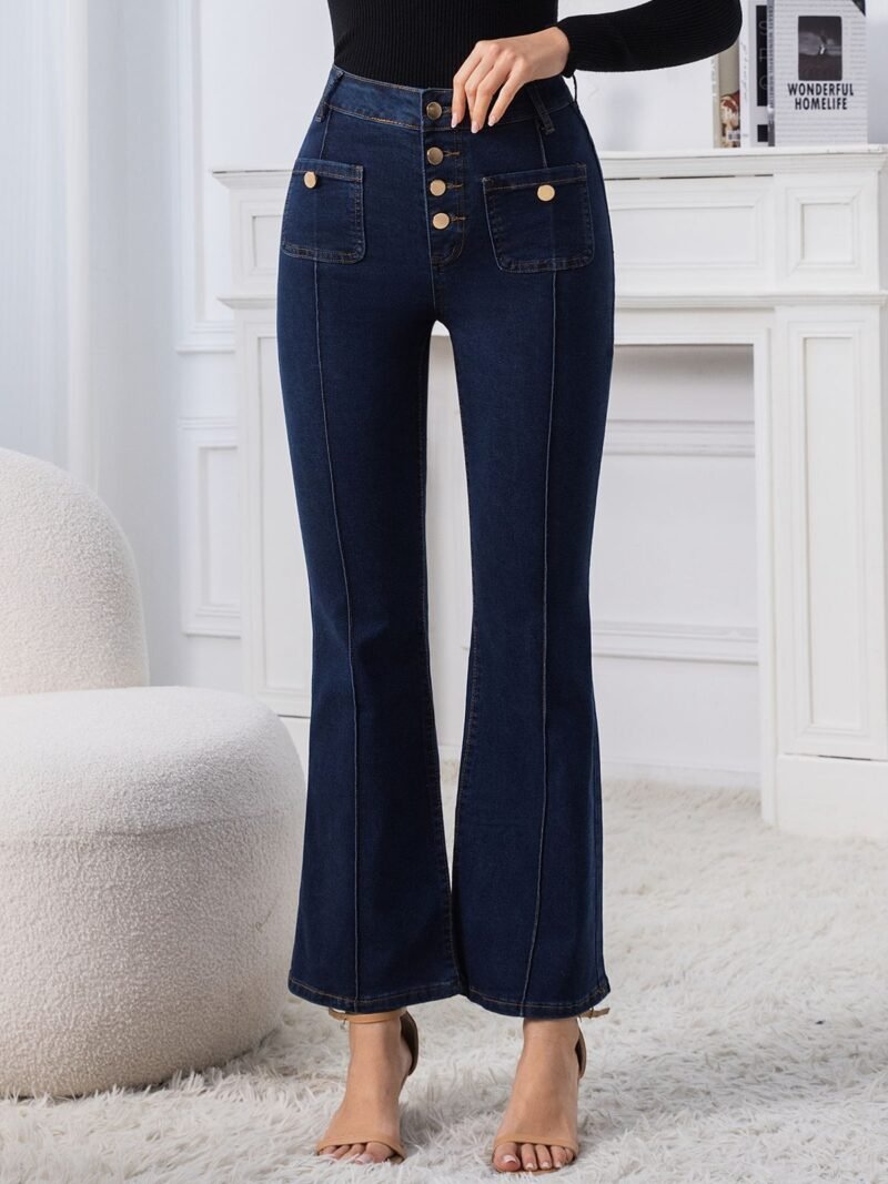 High Waist Bootcut Jeans