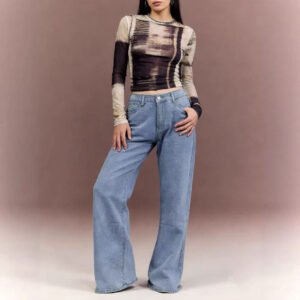 High Waist Bootcut Jeans
