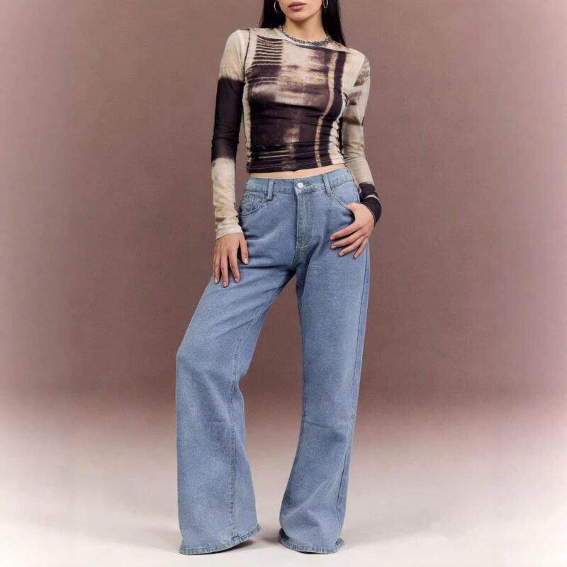 High Waist Bootcut Jeans