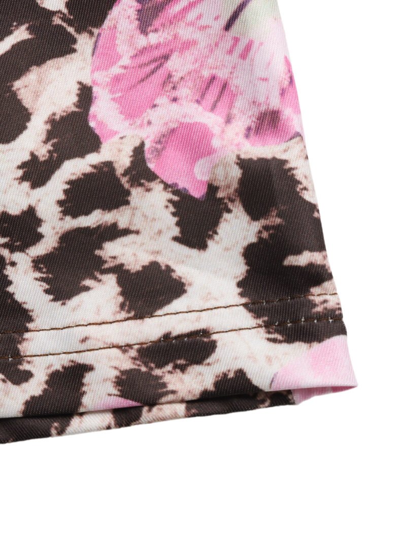Leopard Print Pencil Skirt