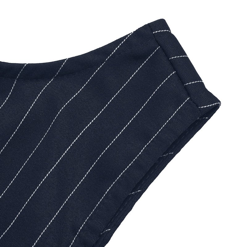 Striped Sleeveless A-Line Dress