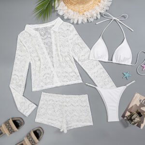 Hollow Out Halter Bikini