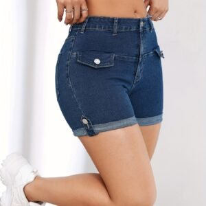 High Waist Denim Shorts