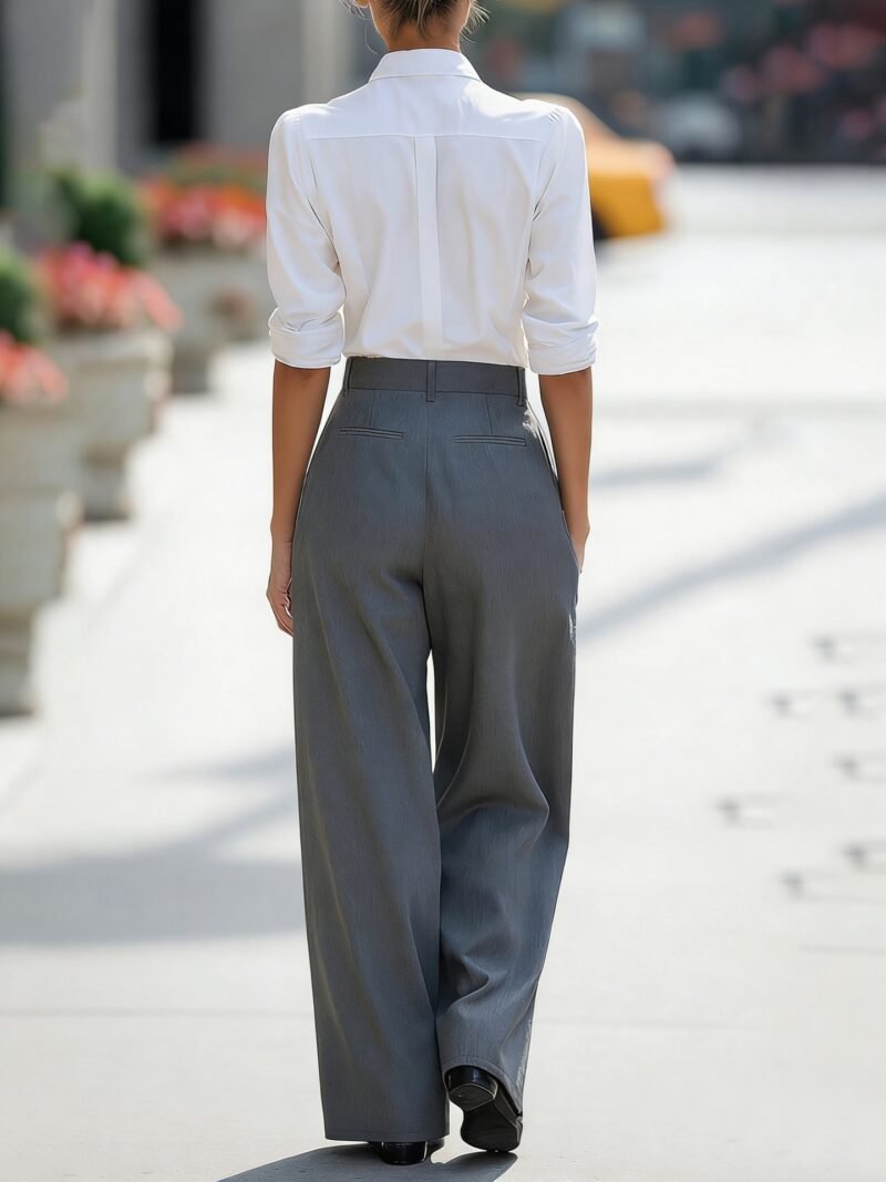 High Waist Wide Leg Pants
