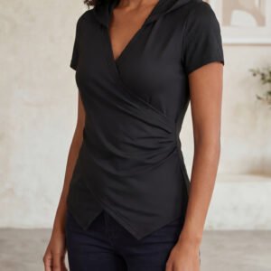 Ruched Slim T-Shirt Top
