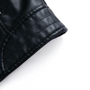 Slim Faux Leather Biker Jacket