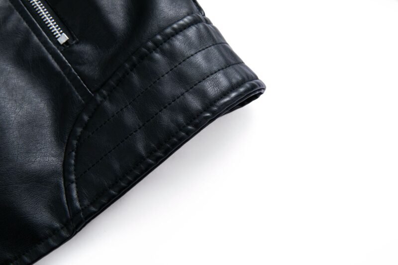 Slim Faux Leather Biker Jacket