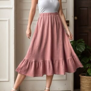 O1CN01dfAFdq1zMCMOEtkwk_2217524266699-0-cib.jpg High Waist Tiered Midi Skirt