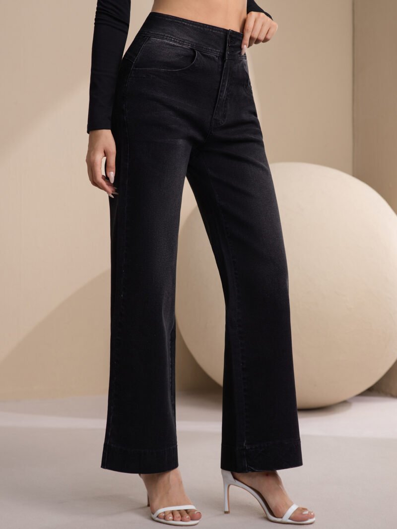 O1CN01djXWPF1hxbcp6Xg92_2219869834344-0-cib.jpg High Waist Straight Leg Jeans