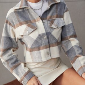 Check Shacket Jacket