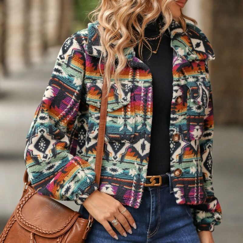 Aztec Print Jacket
