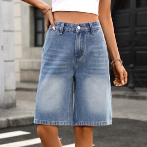 O1CN01eU2ezq27j77ZrvkYb_2209232507832-0-cib.jpg High Rise Denim Shorts