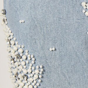 Beaded Straight Jeans