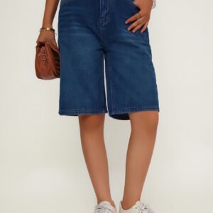 O1CN01esefN01hxbdUAmcSS_2219869834344-0-cib.jpg High Waist Denim Shorts