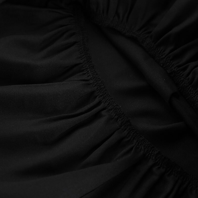 Ruched Straight Trousers
