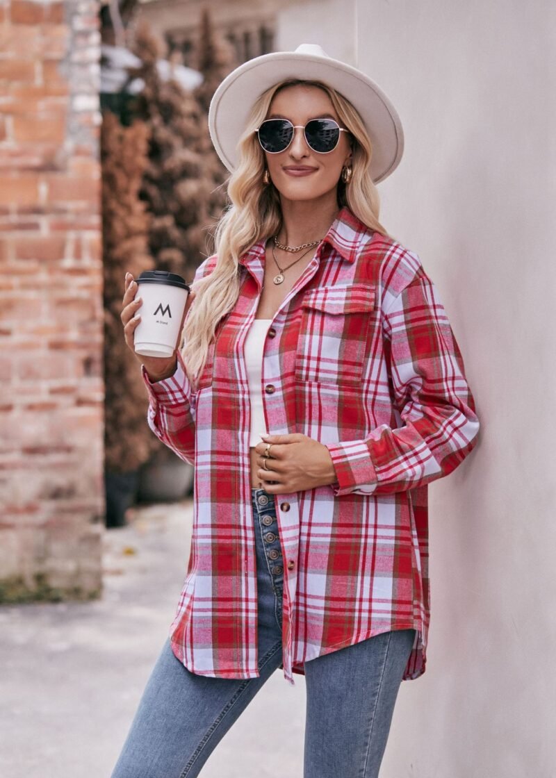 O1CN01evMoJ01KExajYxYVR_3418581133-0-cib.jpg Plaid Oversized Shirt Jacket