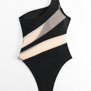 Asymmetric One Shoulder Swimsuit