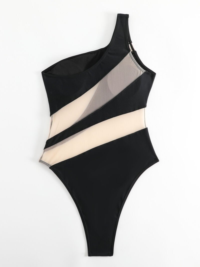 Asymmetric One Shoulder Swimsuit