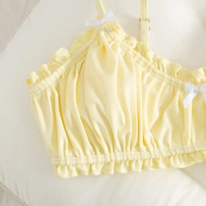 Ruched Bow Bikini Set