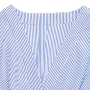 Striped V-Neck Maxi Dress