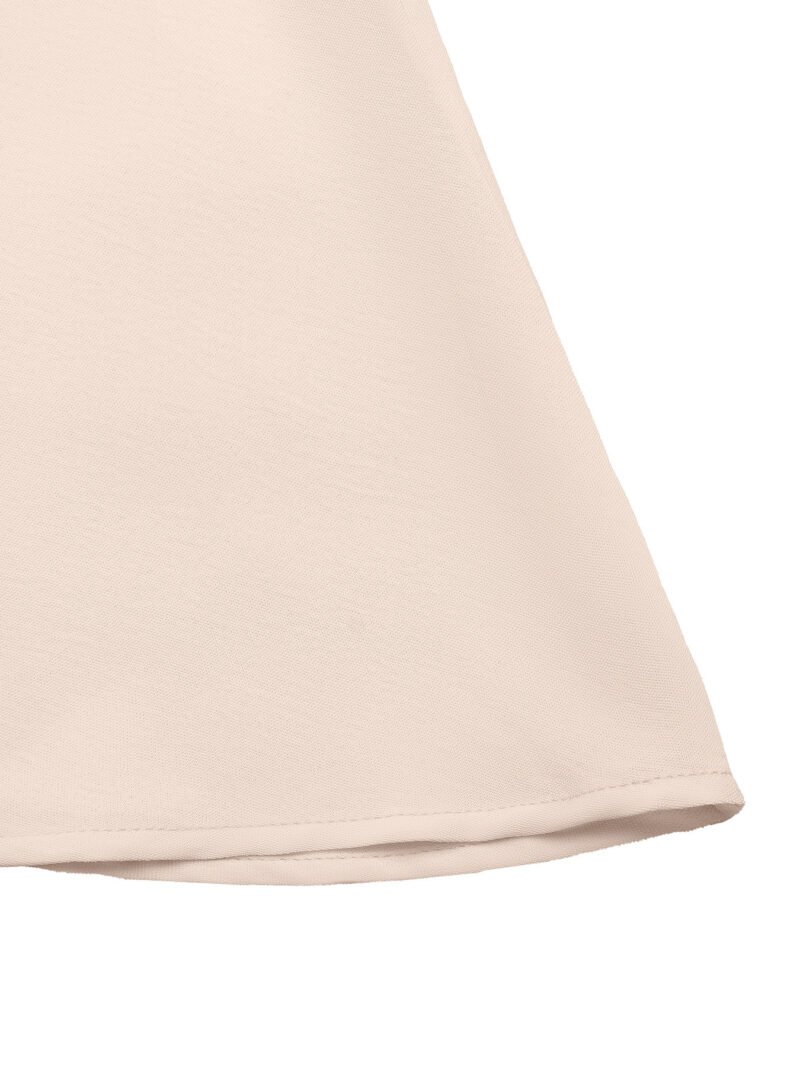 Belted Midi A-Line Dress