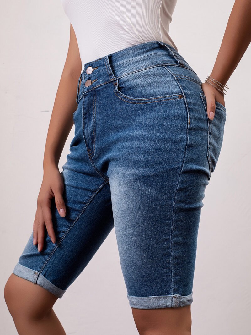 High Waist Denim Shorts