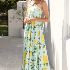 Floral Smocked Maxi Dress