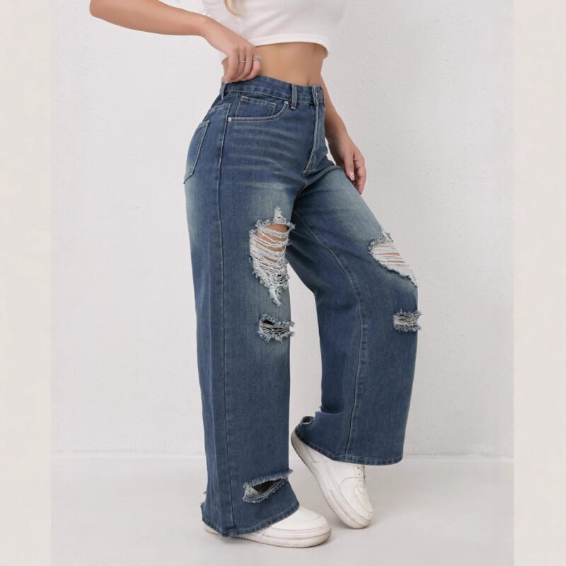 High Waist Wide Leg Jeans