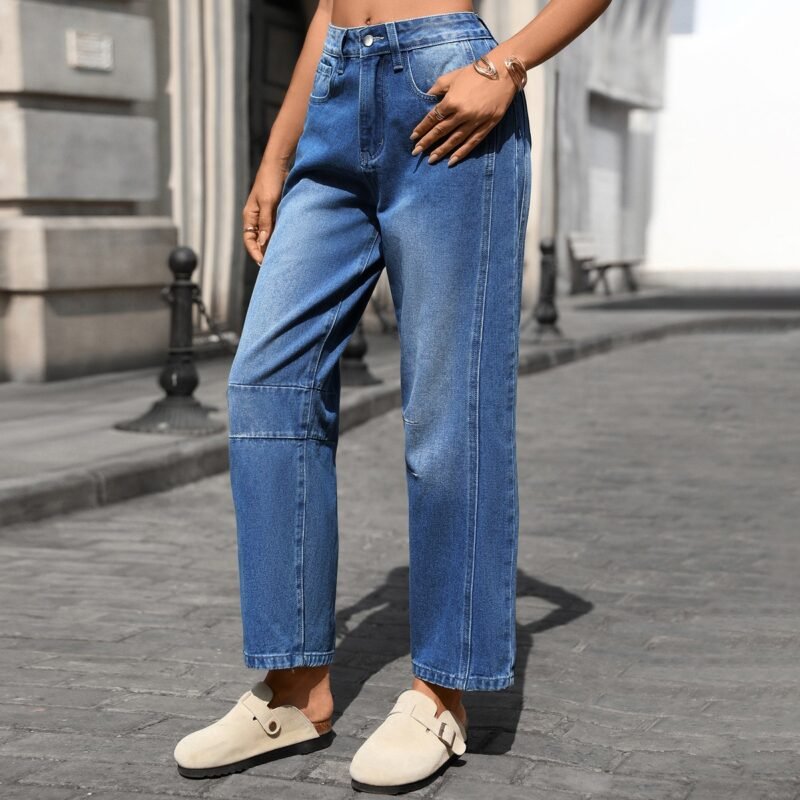 Washed Wide Leg Jeans
