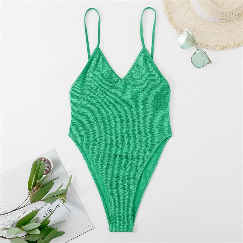 Deep V Bikini Swimsuit