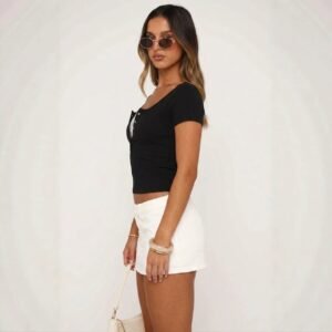 O1CN01i3Lf5T1uAgLH1iaCR_2868995997-0-cib.jpg Lace Trim V-Neck Top