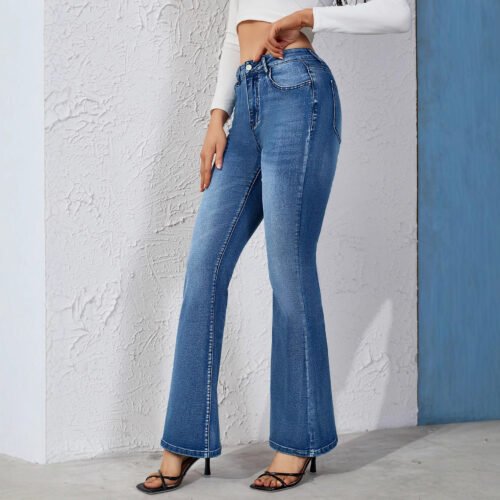 High Rise Bootcut Jeans