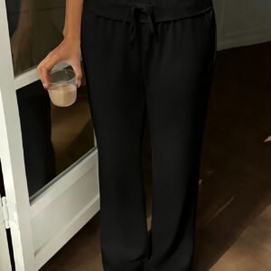 Regular Rise Straight Pants
