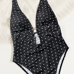 Polka Dot One Piece Swimsuit