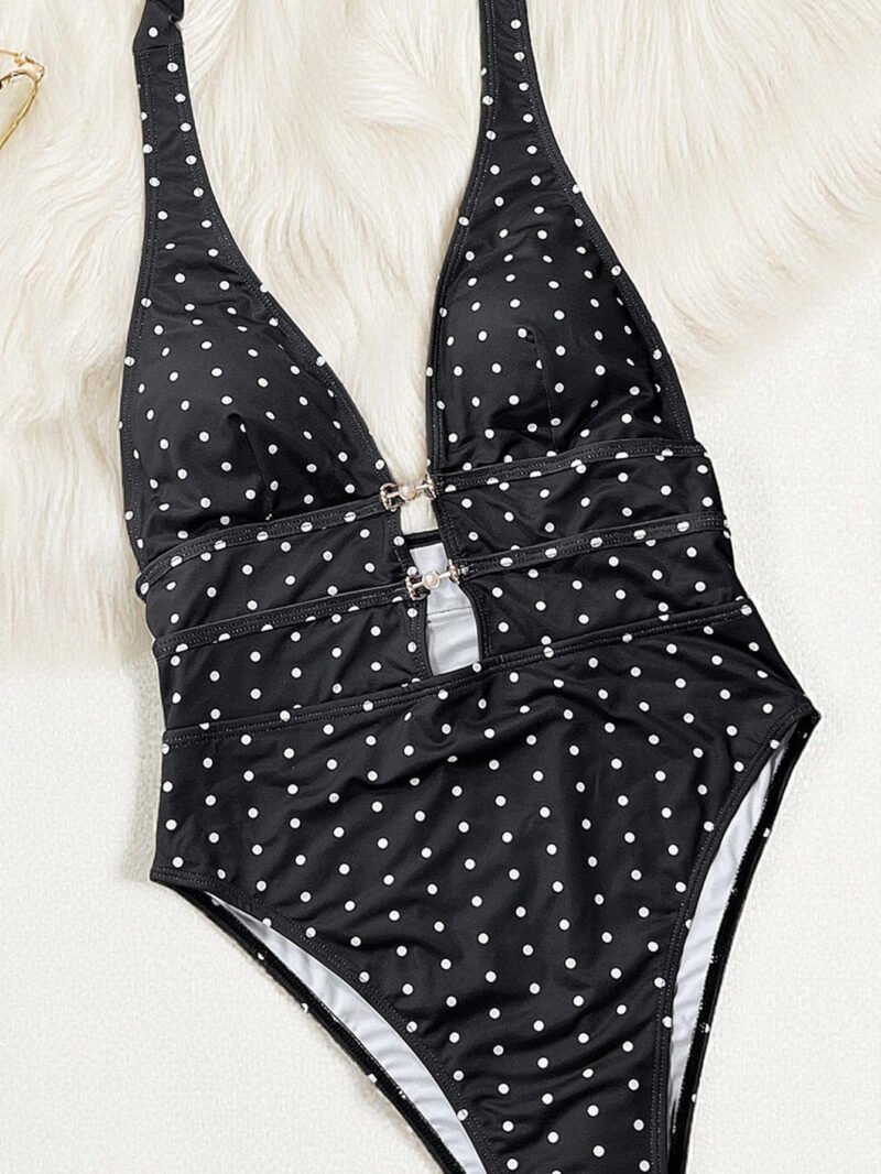 Polka Dot One Piece Swimsuit