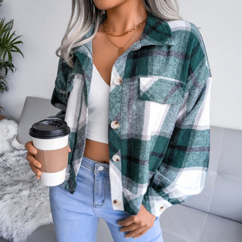 Plaid Wool Jacket