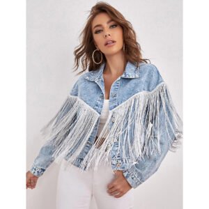 Fringe Denim Jacket