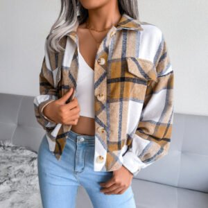 Plaid Wool Jacket