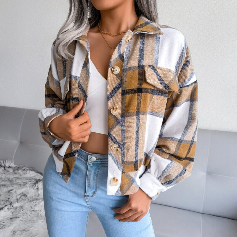 Plaid Wool Jacket
