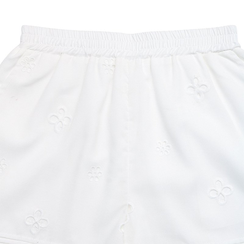 Embroidered Lace Shorts
