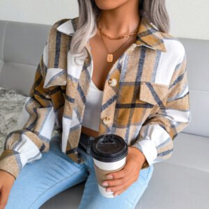 Plaid Wool Jacket