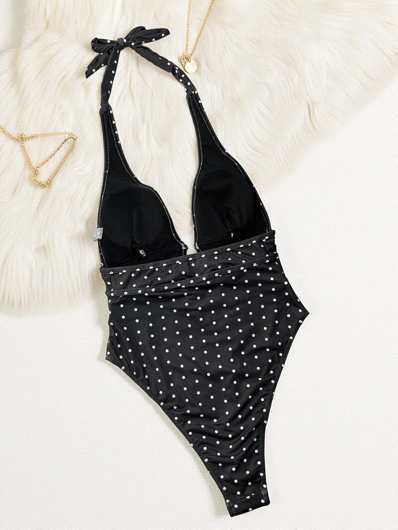 Polka Dot One Piece Swimsuit