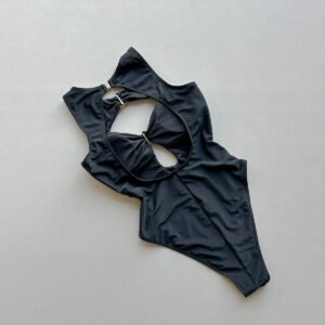 Ruched Backless Swimsuit